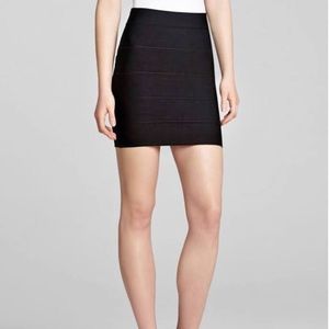 BCBGMaxazria Simone Textured Power Skirt